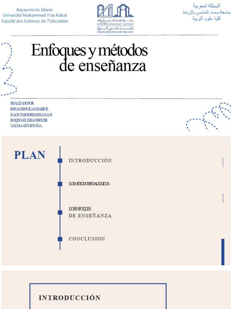 Enfoques y Métodos de Enseñanza | PDF | Evaluación | Enseñando