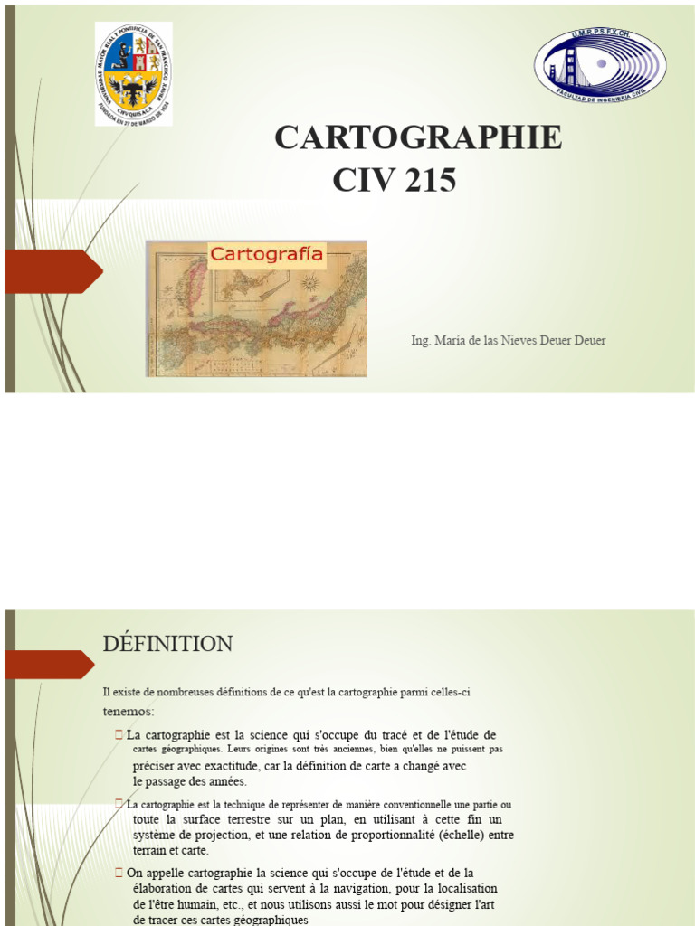 Introduction à la cartographie moderne | PDF | Cartographie | Géographie