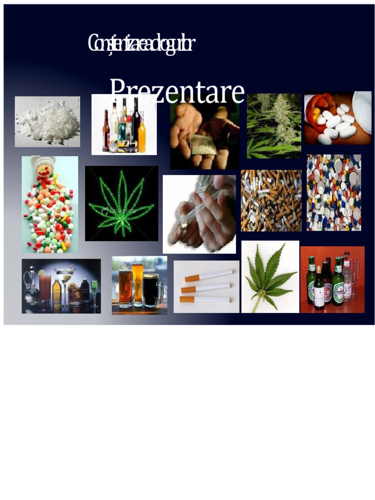 Prezentare Despre Conștientizarea Drogurilor | PDF