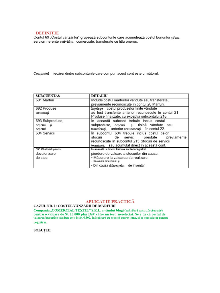 Contul 69 | PDF