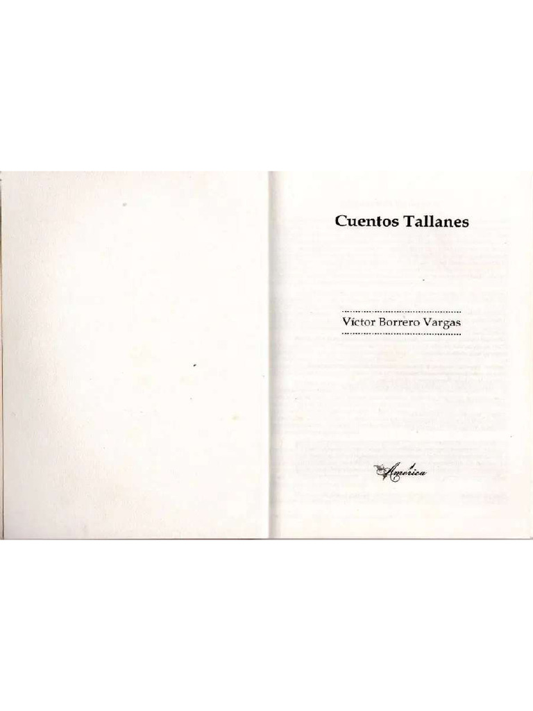 Cuentos TallanesVíctor Borrero Vargas PDF