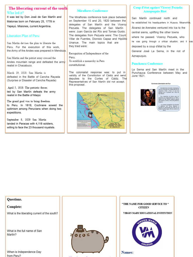 Triptych of The Southern Liberating Current | PDF | Peru | South America