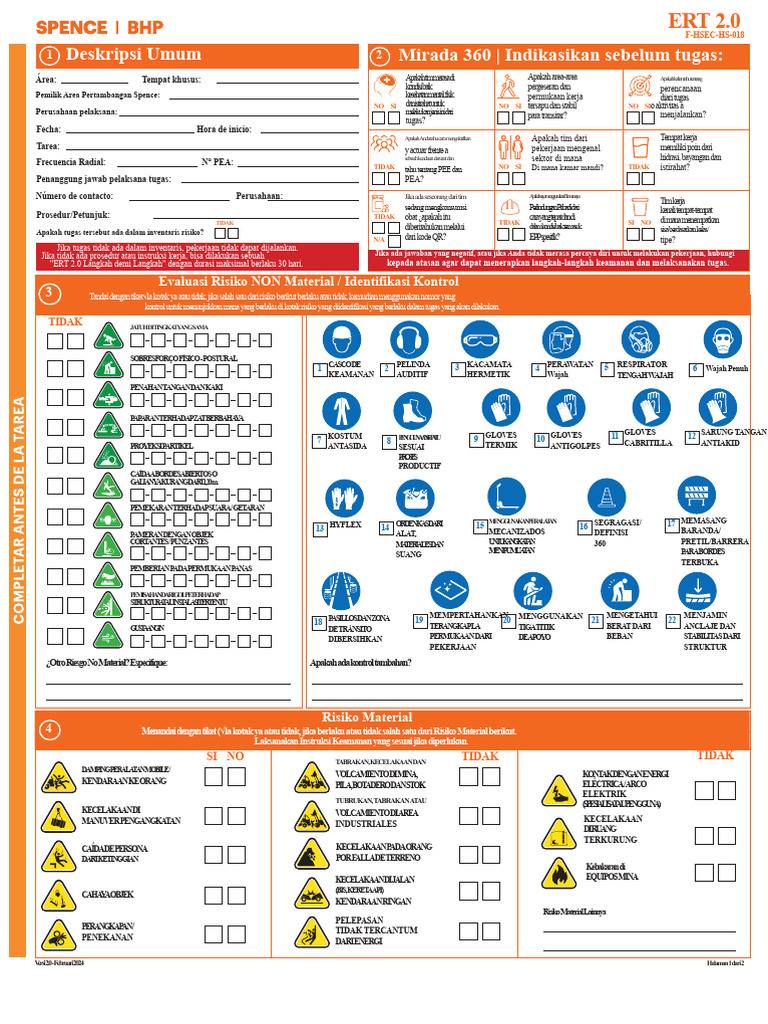 Formulir ERT 2.0_Februari 2024_SPENCE | PDF