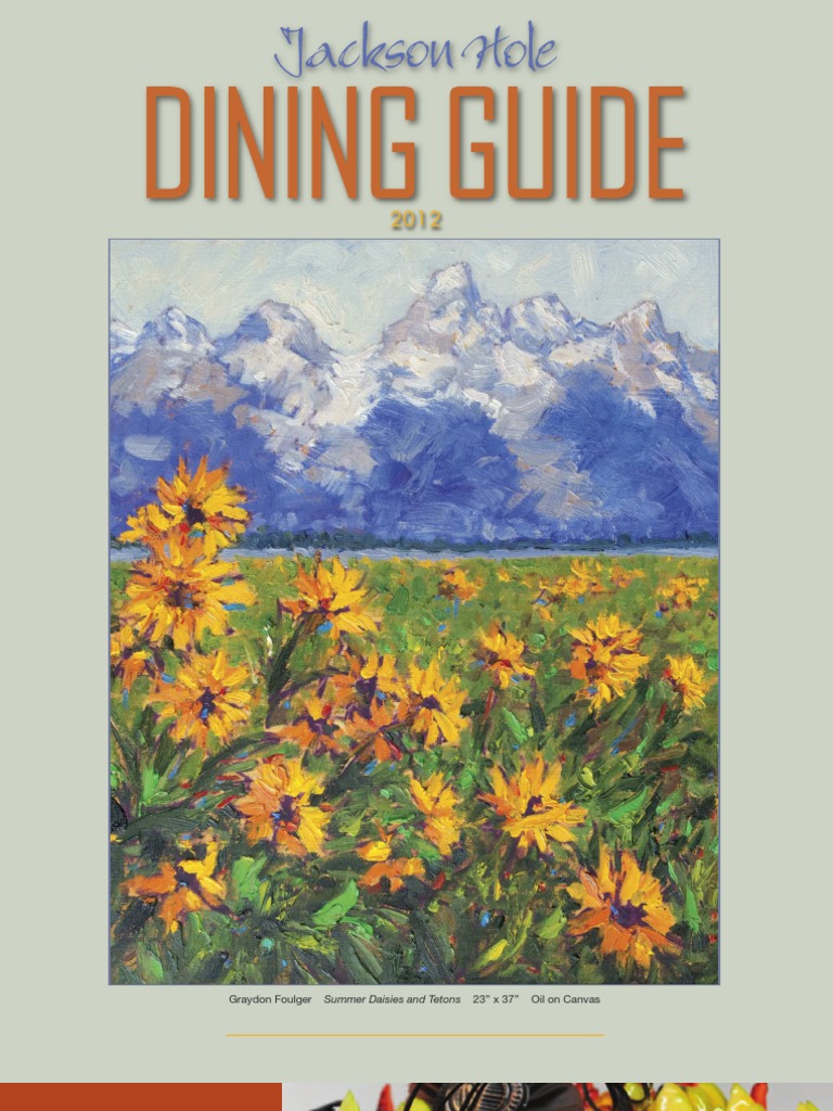 Jackson Hole Dining Guide 2012 Download Free PDF Salad Tomato Sauce