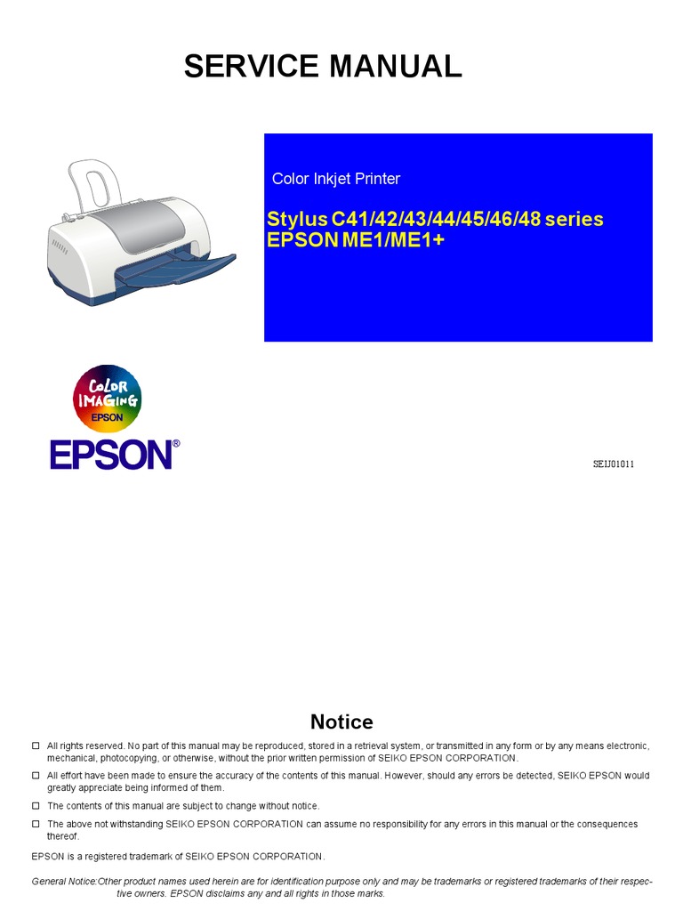 Epson stylus c45 инструкция