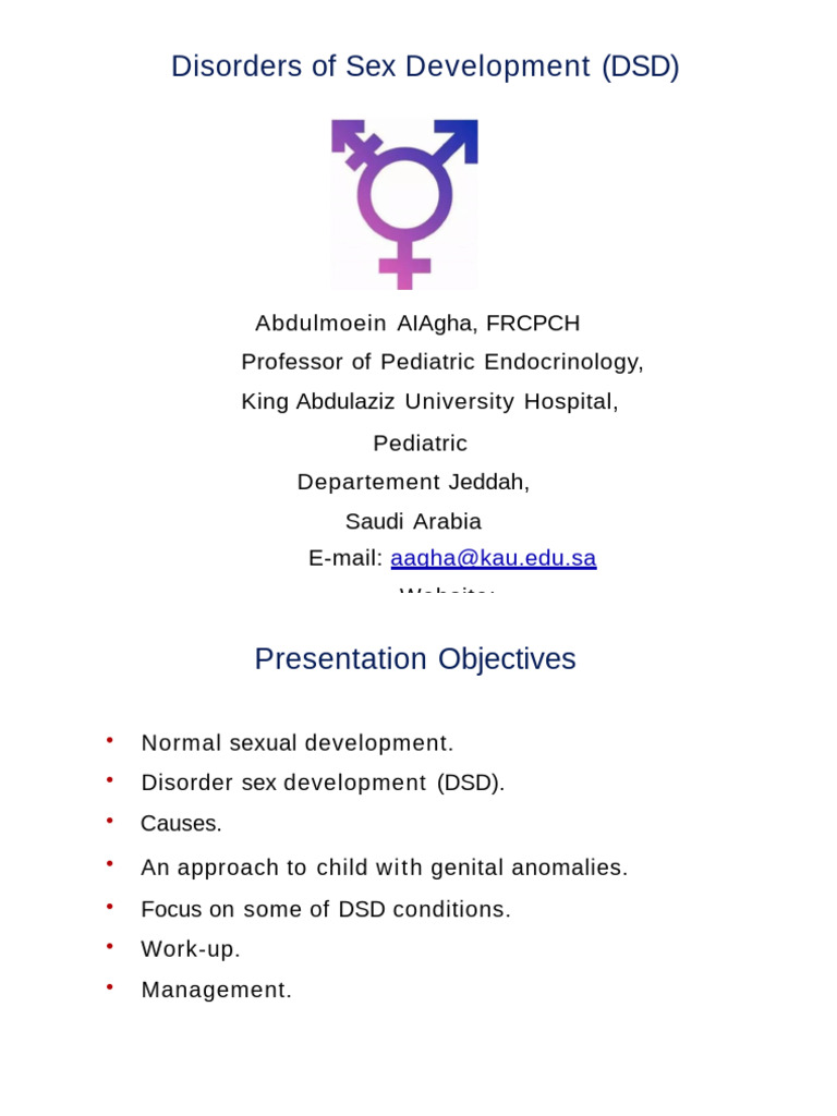 Understanding Disorders of Sex Development | PDF | Sexual Anatomy ...