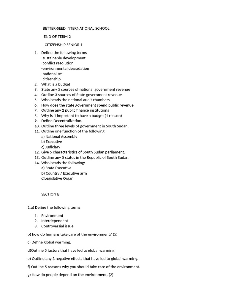 Cit 1 E.O.T | PDF