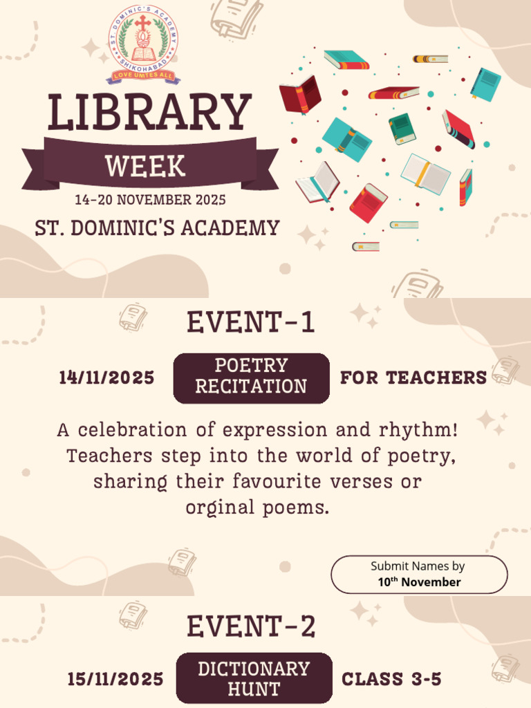 Library Week 2025-26 | PDF