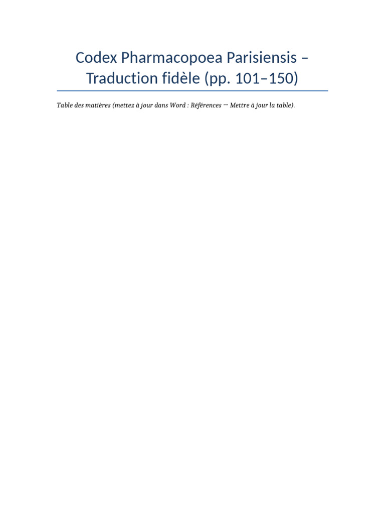 Codex Pharmacopoea Parisiensis : Substances et Usages | PDF | Atomes ...