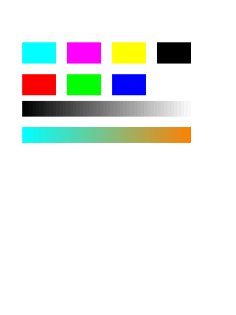 Teste de Cores para Sublimação A4 | PDF