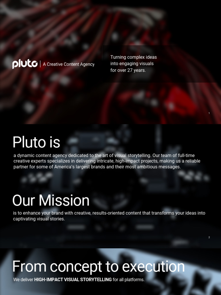 Pluto CapablitiesPresentation | PDF | Brand | Communication