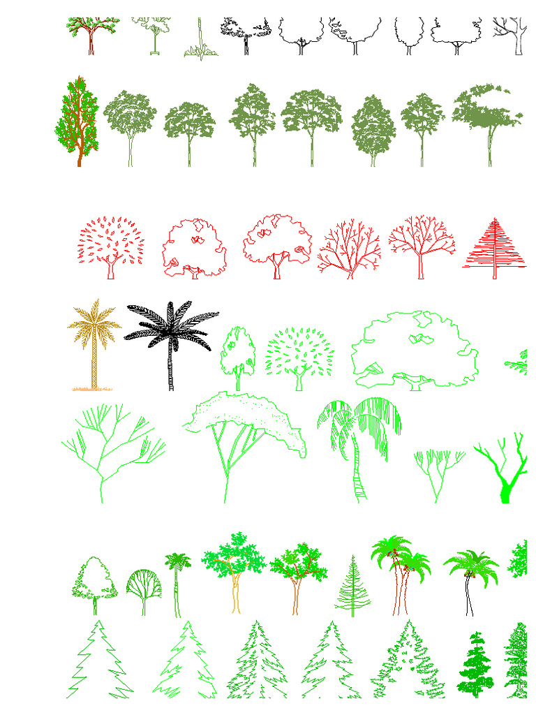 Trees and Plants 1 100 | PDF