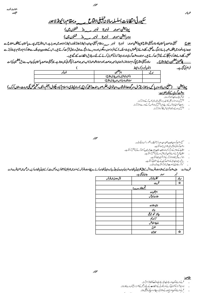 Raiwind Annual Ijtima On 06-11-202 | PDF