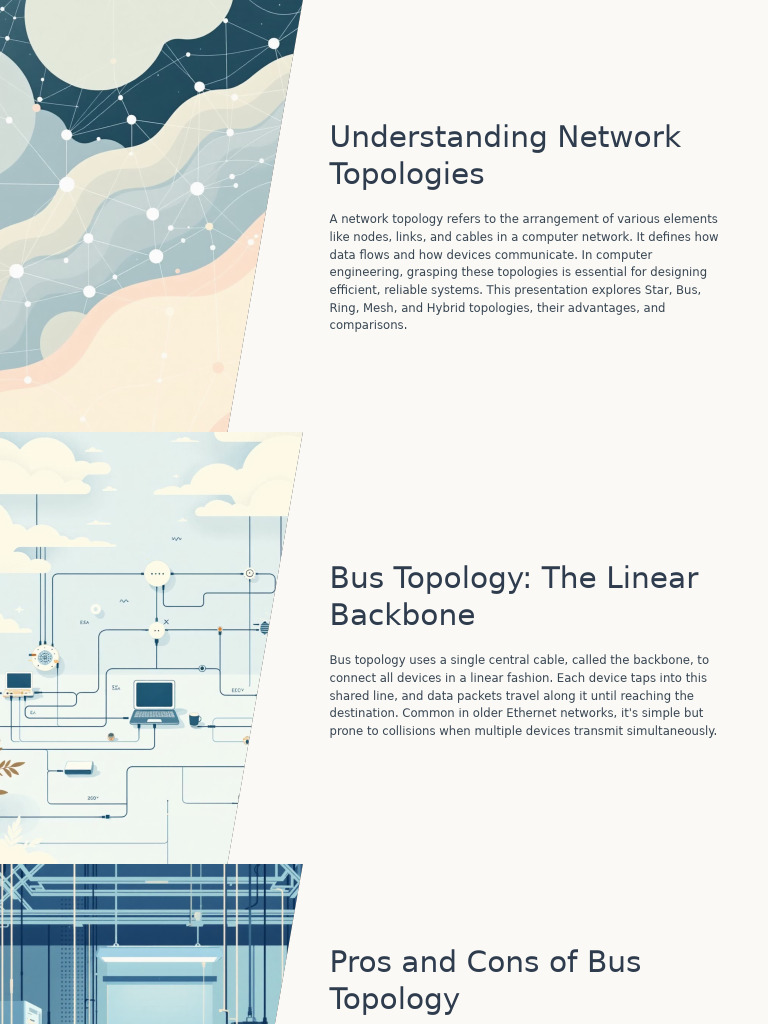 Network Topologies Explained: Types & Pros/Cons | PDF | Network ...