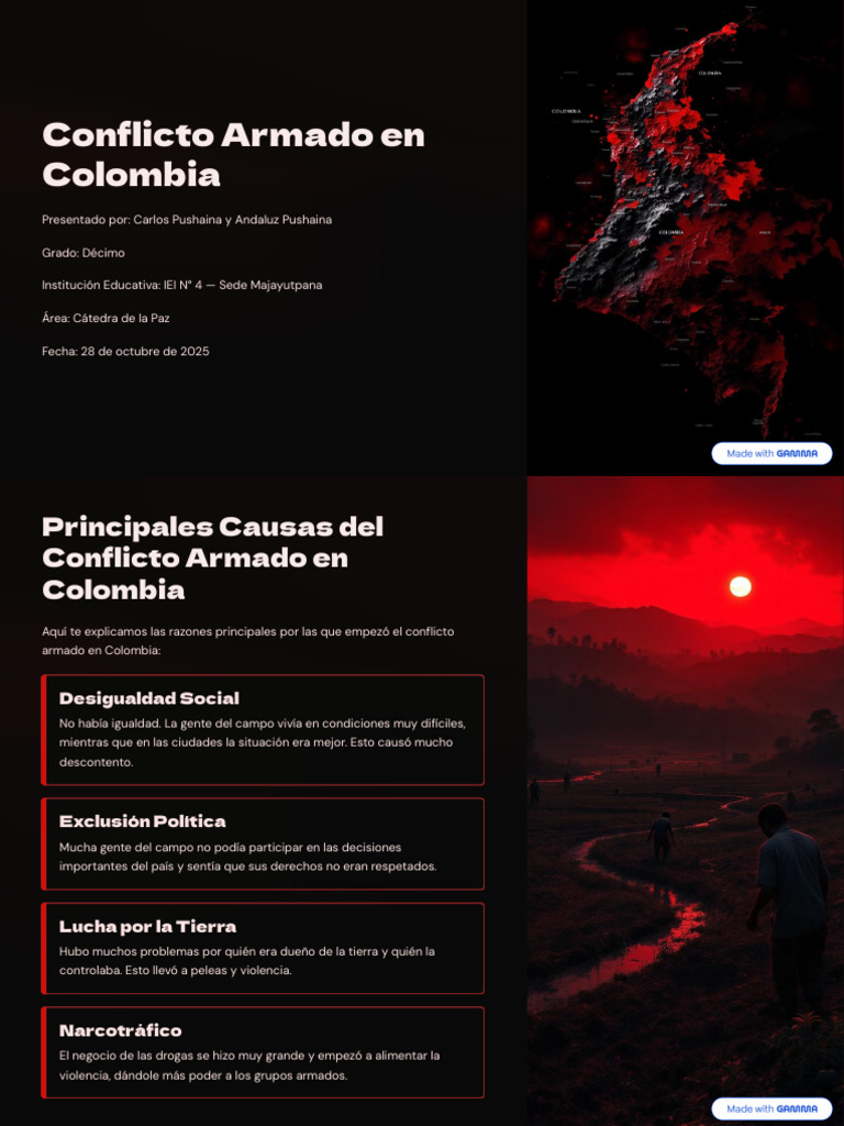 Conflicto Armado en Colombia | PDF | Colombia