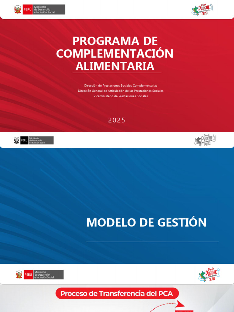 Programa de Complementación Alimentaria 2025 | PDF