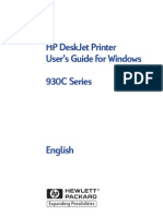 HP DeskJet Printer User’s Guide for Windows 930c Series