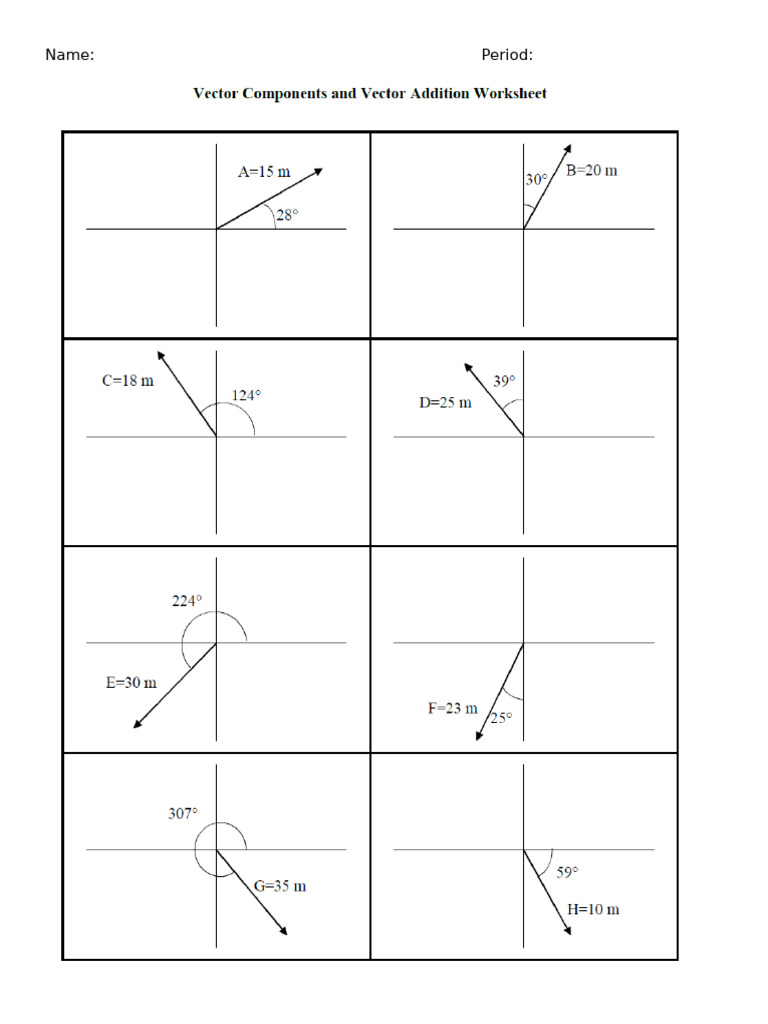 Vector Components 10 28 | PDF