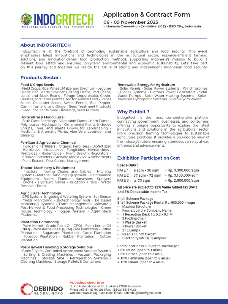 Indogritech 2025: Sustainable Agriculture Expo | PDF | Agriculture ...