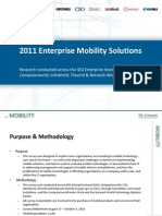 IDG Enterprise Mobility Research 2011 Excerpt