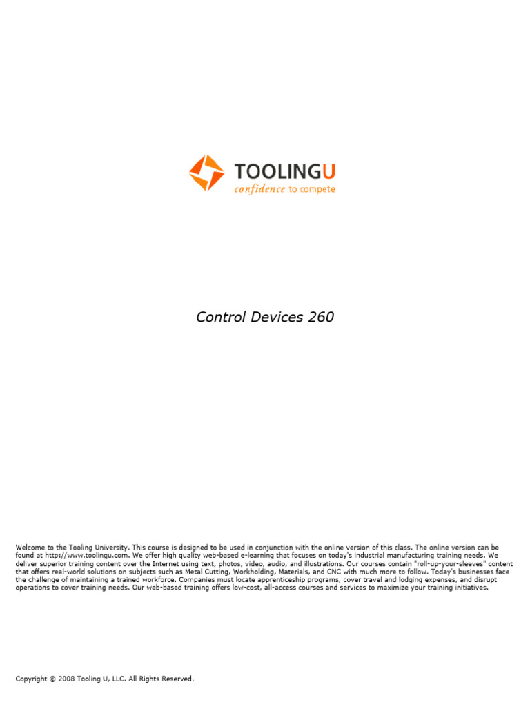 260 - Control Devices | PDF
