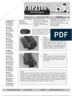 Instrucciones Recarga Toner HP 96a