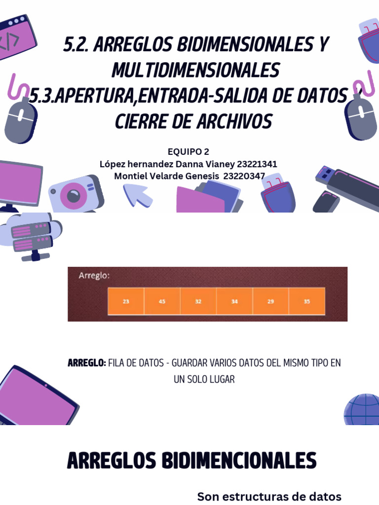 Arreglos Bidimensionales y Manejo de Archivos en C++ | PDF | Archivo de ...