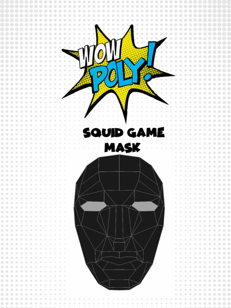 Squid Game Boss Mask | PDF