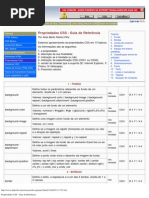 Propriedades CSS - Guia de Referência