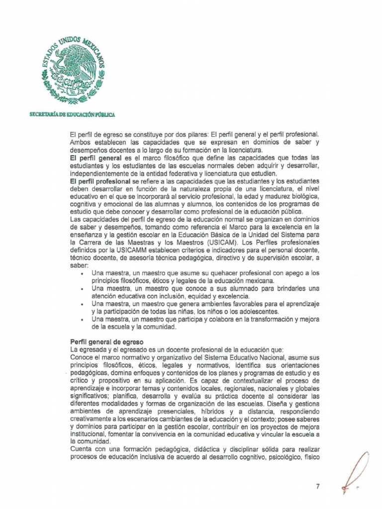 Perfil de Egreso Licenciatura Inclusión 2022 | PDF | Aprendizaje | Plan ...