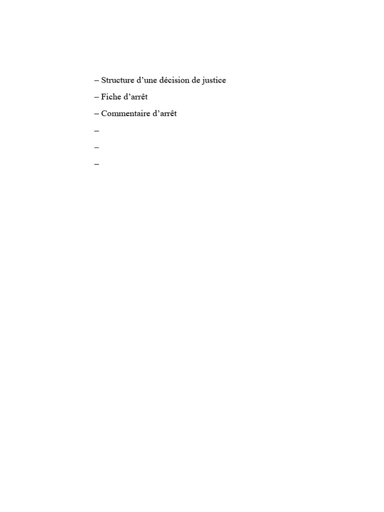 Structure des décisions de justice | PDF | Justice | Crime et violence