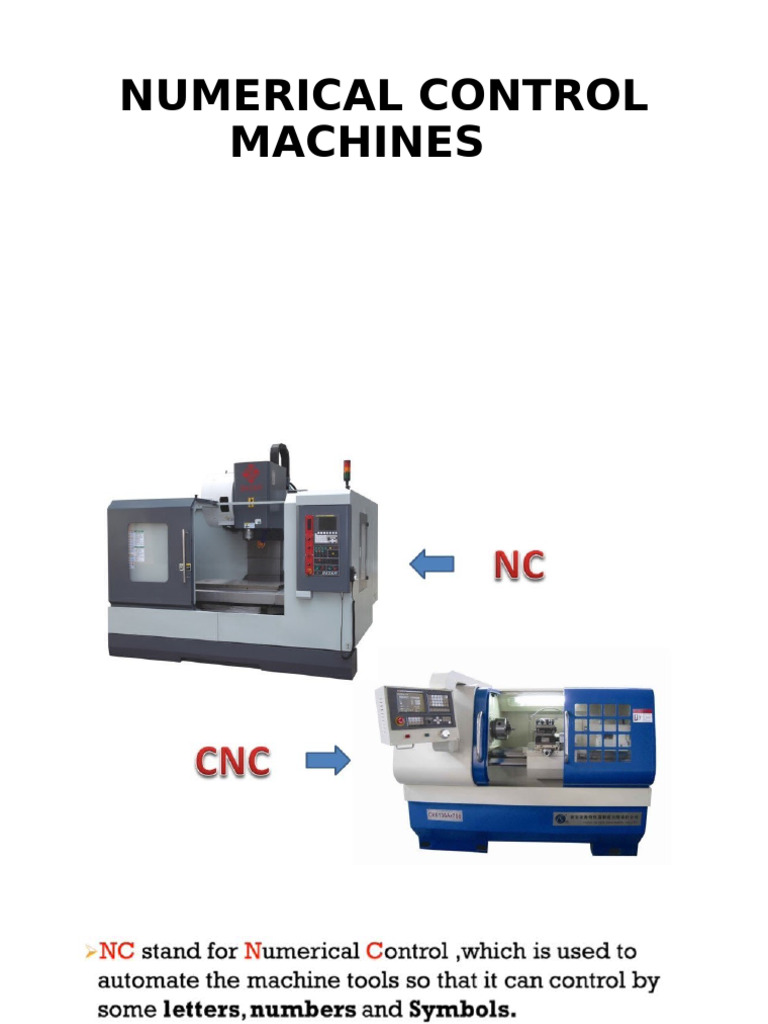 Components of Numerical Control Machines | PDF | Servomechanism | Machines