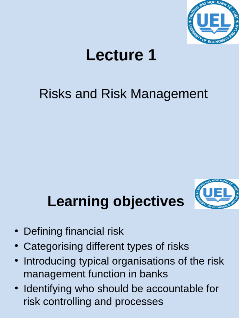 Understanding Financial Risk Management | PDF | Financial Risk | Risk