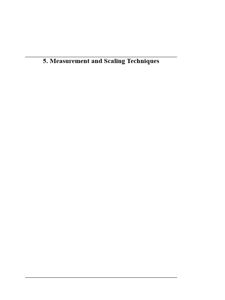 Scales | PDF | Level Of Measurement | Likert Scale