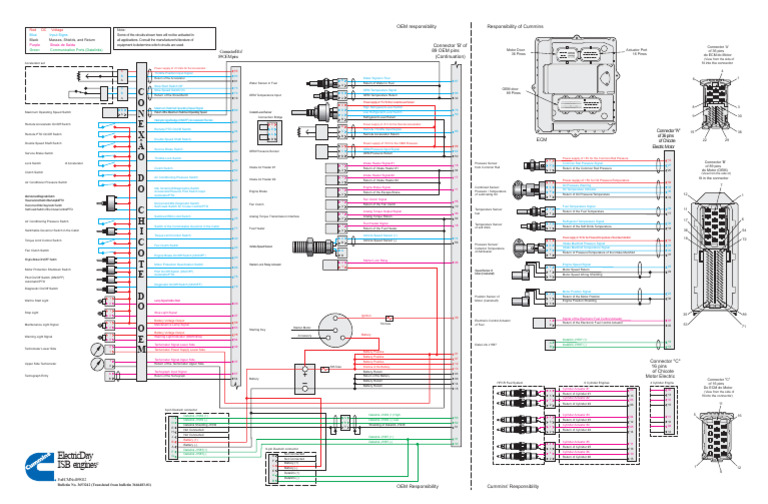 OEM Connector Pinout Guide for Cummins | PDF | Throttle | Clutch