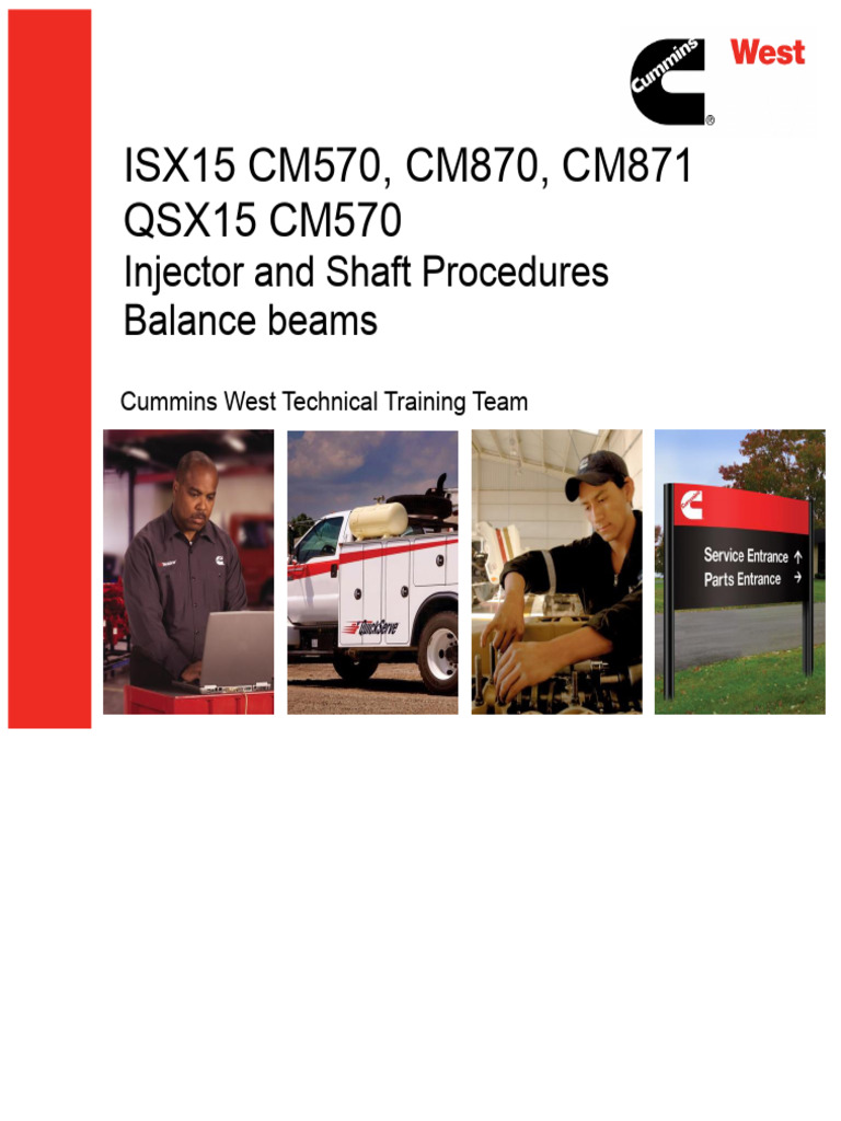 1 - ISX Injector & Rocker Arm Shaft Procedures | PDF