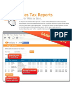 Sales Tax Report Sample