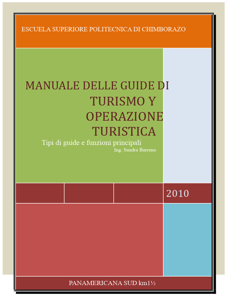 Manuale Di Guide Turistiche e Operazione Turistica | PDF
