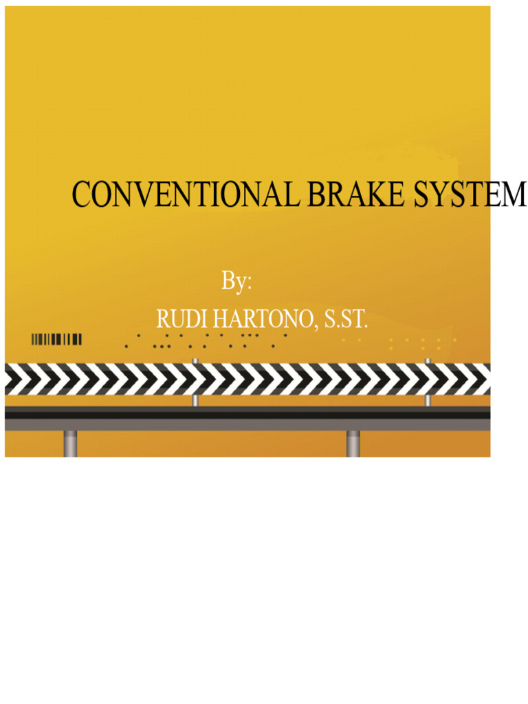 Conventional Brake System | PDF | Brake | Friction