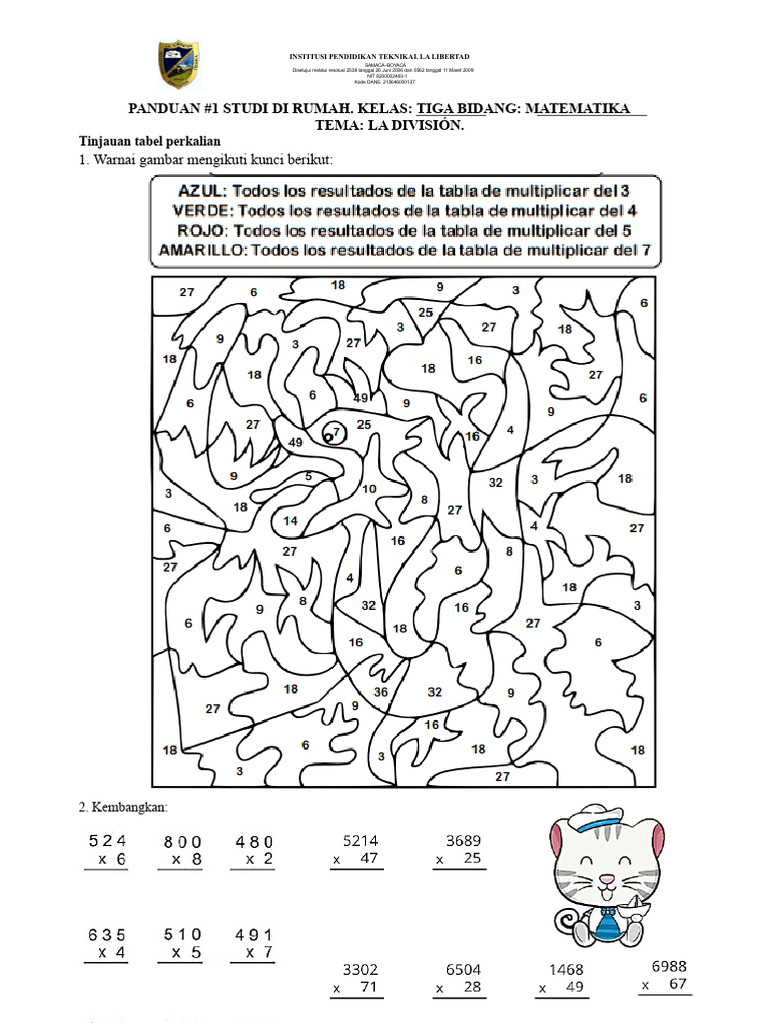 3.2 MATEMATIKA - Pembagian | PDF