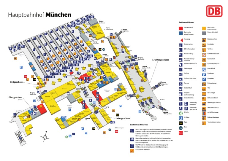 Bahnhofsplan Muenchen PDF