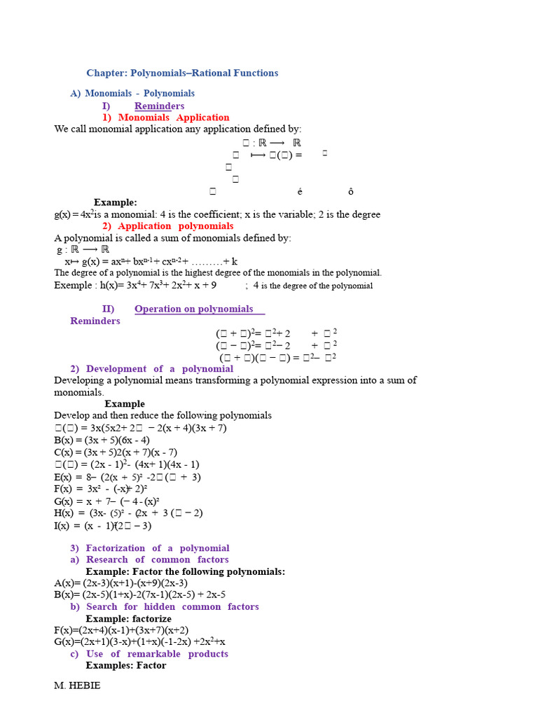 Math Class 3rd Grade - 040710 | PDF | Function (Mathematics) | Polynomial