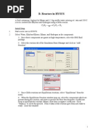 D. Reactions in HYSYS - New