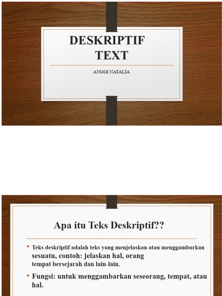 Panduan Lengkap Teks Deskriptif | PDF