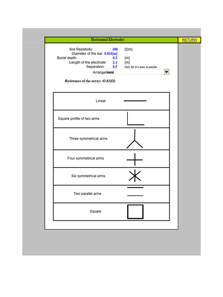Grounding System Design Calculations | PDF | Electrical Resistivity And ...