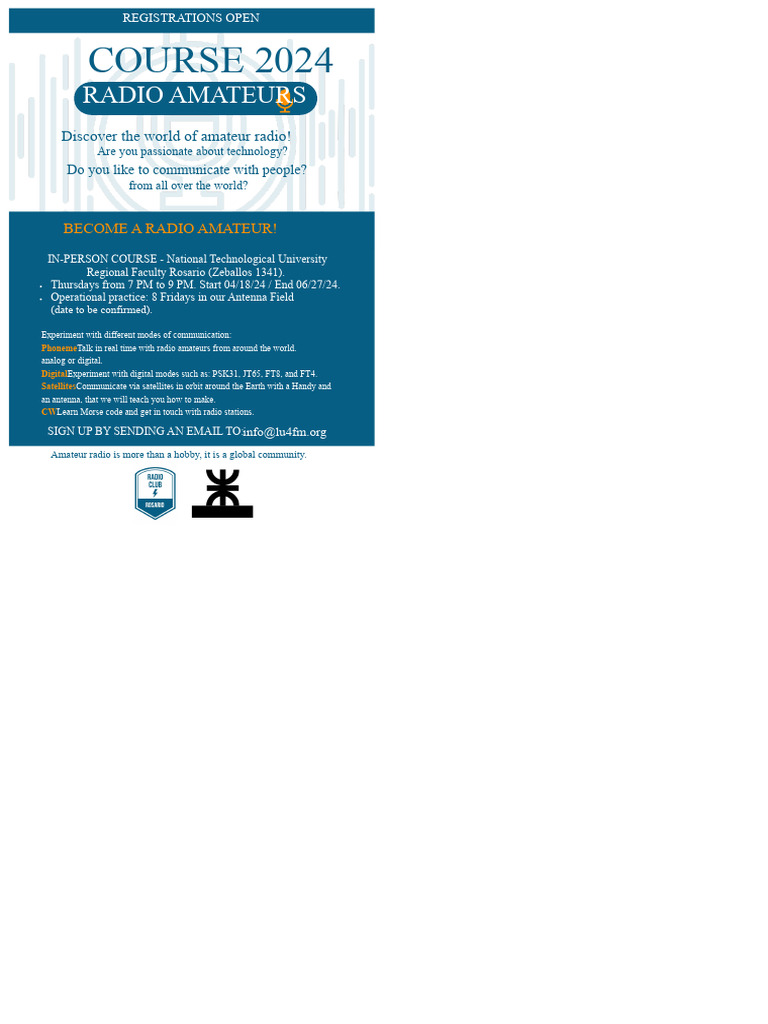 Amateur Radio Course 2024 | PDF