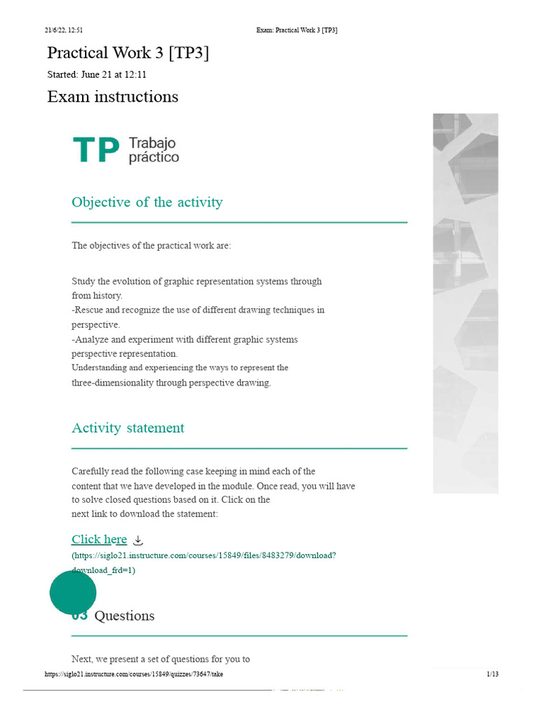 Exam Practical Work 3 tp3 - Compress | PDF | Multiple Choice ...