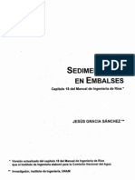 Sedimentación en Embalses