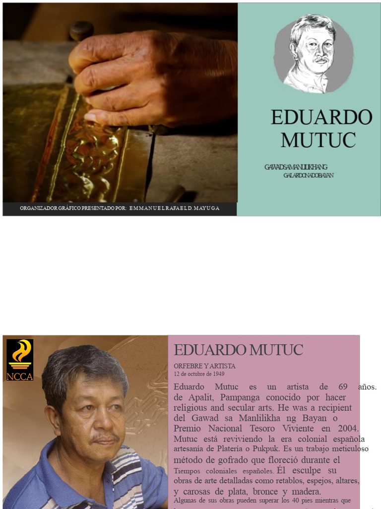 Eduardo Mutuc: Maestro de la Platería | PDF | Las artes