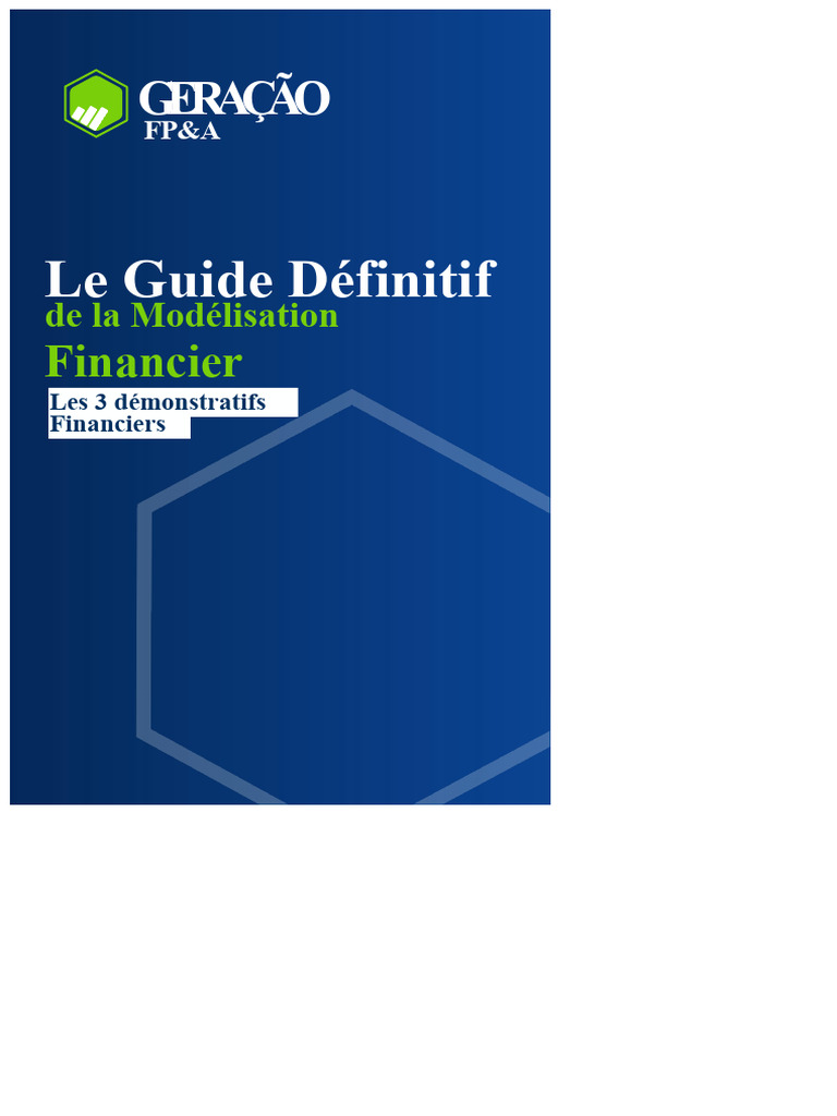 Guide Complet sur la Modélisation Financière | PDF | Modèle ...